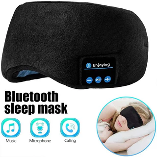 Máscara Para Dormir Com Música Bluetooth Esportiva A Cabeça Fone De Ouvido Sem Fio Yoga