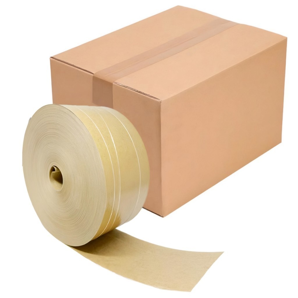 Fita Gomada com Reforço Papel Kraft 80mm Rolo 1kg Envio Imediato