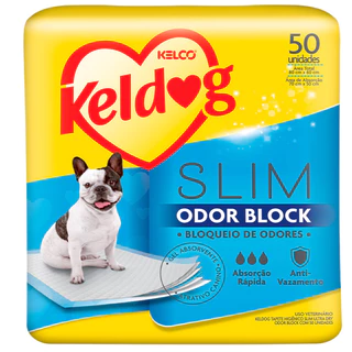 Tapete Higiênico Keldog Slim Ultra Dry Odor Block - 50 un