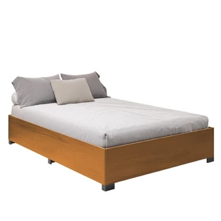 Cama Box Base Casal para Colchão de Até 1,38m Desmontável Aruba Cinamomo Dobuê