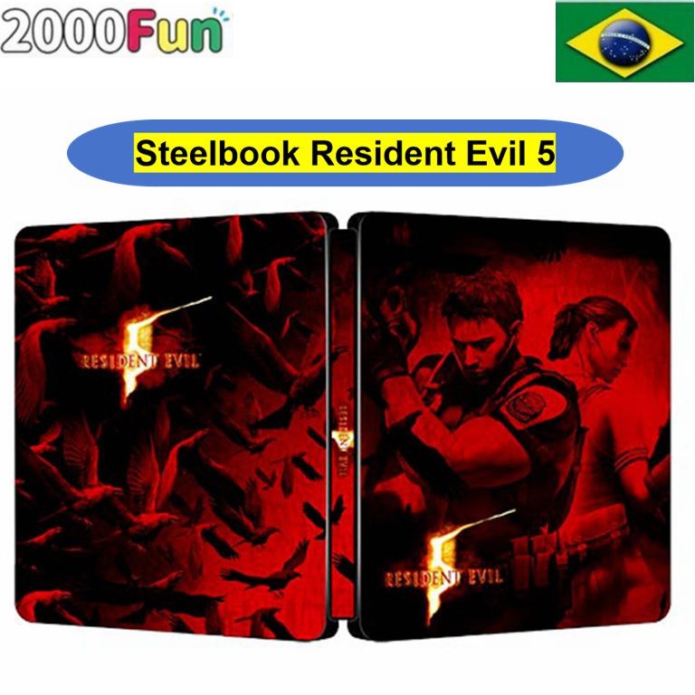 Steelbook Resident Evil 5 Limited Edition Para Ps4/Ps5 | 2000Fun