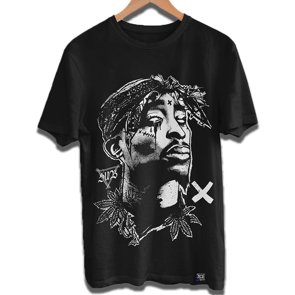 Camisa 2pac dead Tupac Shakur thug life hip hop 2pac gangsta rap ...