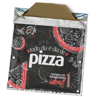 Embalagem Térmica para Pizza 45x45cm 200 Unidades