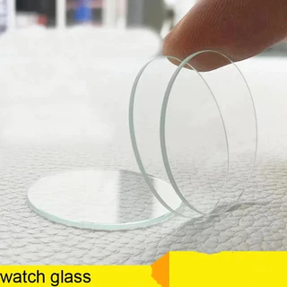 1 Peça 20mm-45mm Para Relógio Redondo De 1mm De Espessura Lente De Cristal De Vidro Smartwatch Inteligente/De Pulso Substituição Espelho Plano Relojoeiro