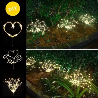 Luzes Solares De Jardim LED À Prova D'água Para Enfeites Flores De Natal Decoração