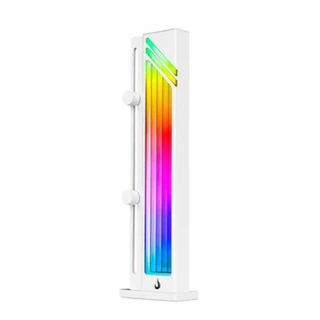 Suporte Para Placa De Vídeo Rise Mode Aura V1 ARGB 500mm Branco - RM-SPVG-01-ARGB-W