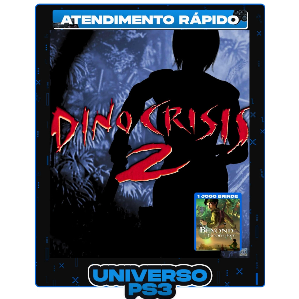 Jogo Dino Crisis 2 Playstation 3 Nao e Cd Chame no chat Ler o Produto Shopee Brasil