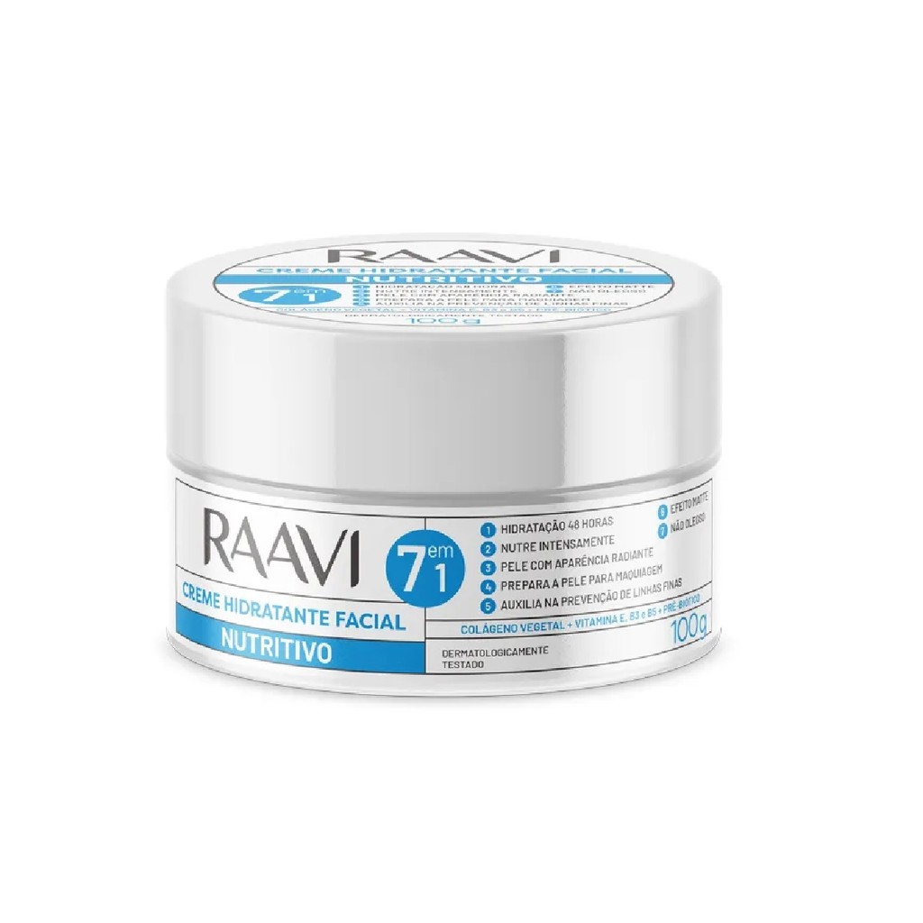 Imagem do produto Raavi Creme Hidratante Facial Nutritivo 100ml