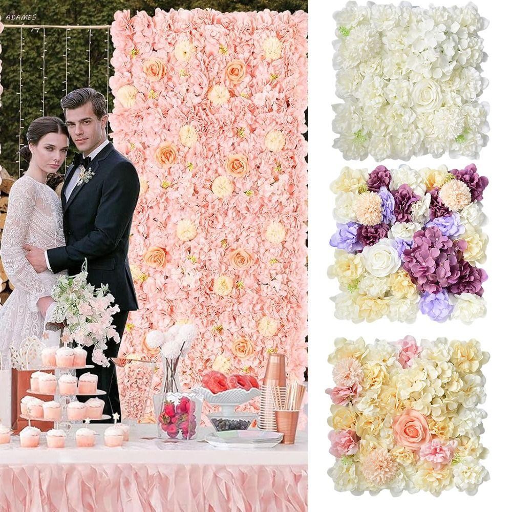 Painéis De Parede De Flores Artificiais ADAMES , Cenário Casamento ...