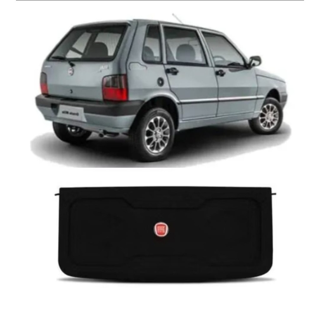 Tampão Porta Malas Tampa Traseira Fiat Uno Mille 1984 A 2013 Com Furo e ...