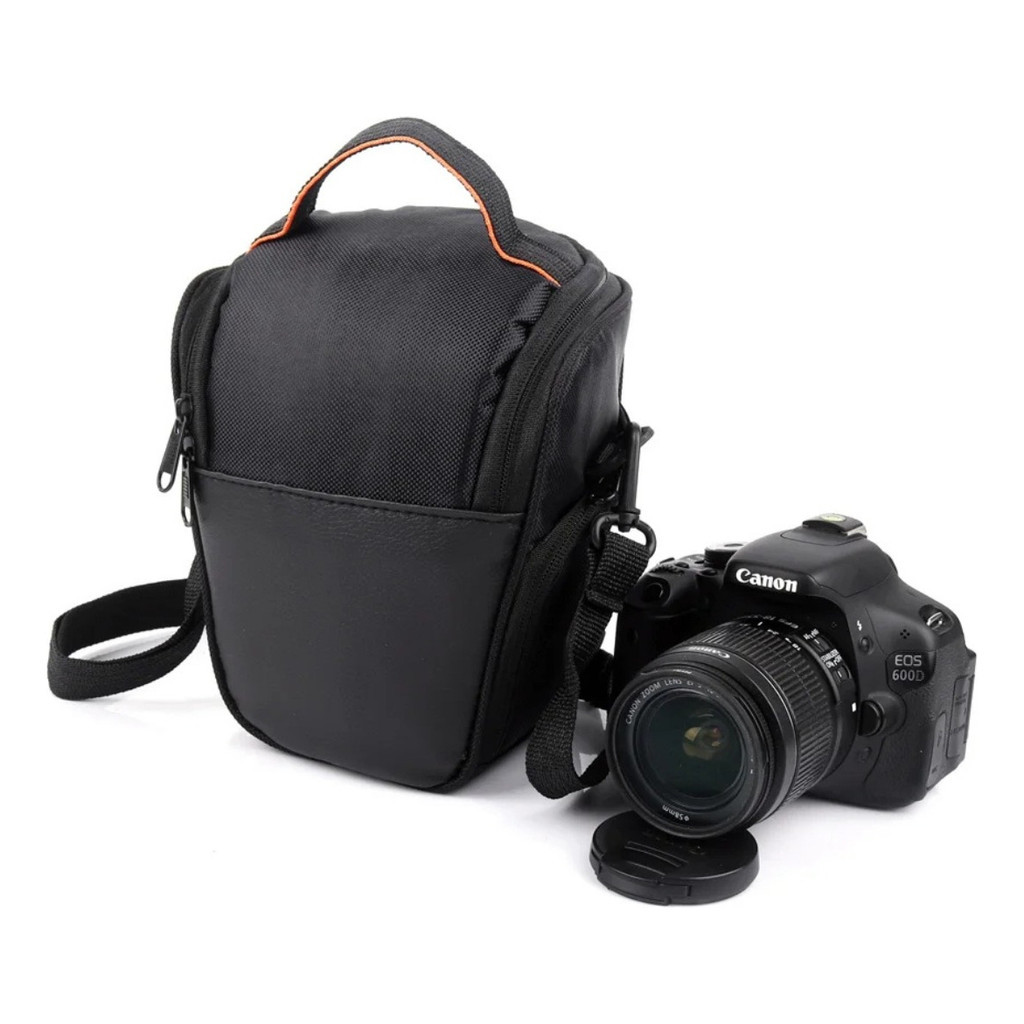 Bolsa Para Câmera Fotografica Acolchoada Proteção Com Alça Lateral ...