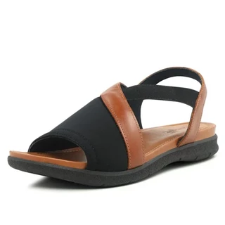 Sandália Feminina Couro Elástico Conforto Casual Usaflex em Oferta na Shopee