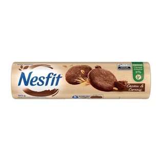 Biscoito Nesfit Cacau e Cereais 160g - Embalagem com 48 Unidades em Oferta na Shopee