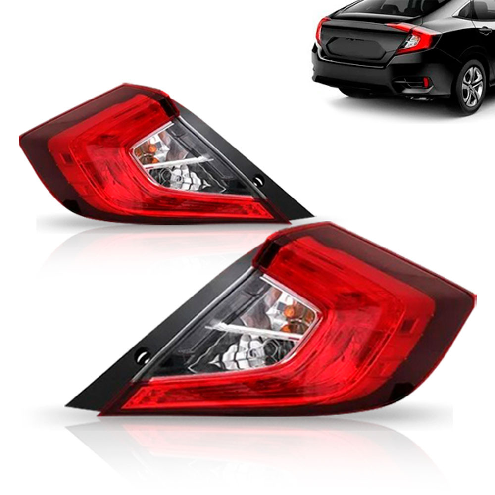 Lanterna Civic 2017 2018 2019 2020 2021 Canto Com Led | Shopee Brasil