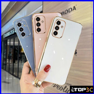 Capinha S24 FE samsung S23 S24 Plus/A14/A34/A54 5G Simples E Elegante Para Telefone De Cor Sólida ZB
