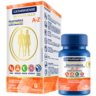 Polivitamínico Multi A-Z 60 Cápsulas- Catarinense