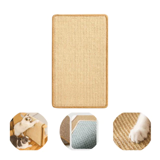 Arranhador Tapete Sisal Versátil Para Gatos Sofá Cama 40x30