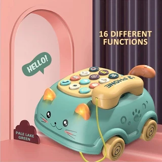 Brinquedos De Aprendizagem Educativos Para Bebês 0 12 Meses Luzes Montessori Piano Musical Telefone Móvel Meninas Infantil Máquina De Histórias