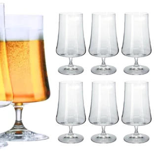 Jogo de 6 taças para cerveja Xtra em cristal ecologico 380ml