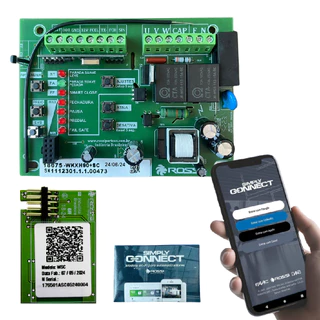 Kit Placa De Comando Central Wkxh90 Simply Connect Portão Wifi Rossi