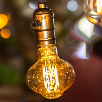 Lampada filamento BR85 lanterna retro bivolt