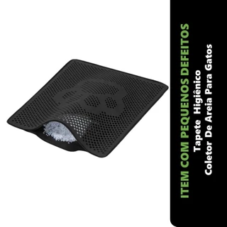 Tapete Higiênico Para Gatos Coletor De Areia Pet Anti Sujeira *COM PEQUENOS DEFEITOS*