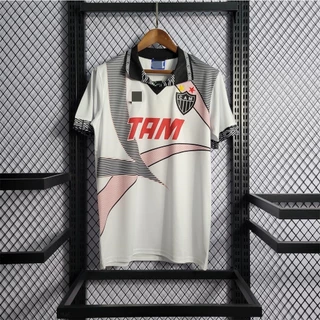 Camisa Retro POLO Branco Longe Retro 1995-96 Temporada Atl Mineiro IJKZ