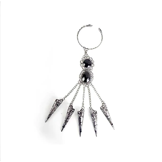 Acessório de Mão Garras de Metal Luva Halloween Festa Fantasia - R83527