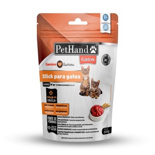 Sticks Petisco para Gatos Super Premium Carne 300g PetHand Original em Oferta na Shopee