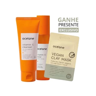 Kit Océane Vitamina C Gel de Limpeza e Tônico + Presente