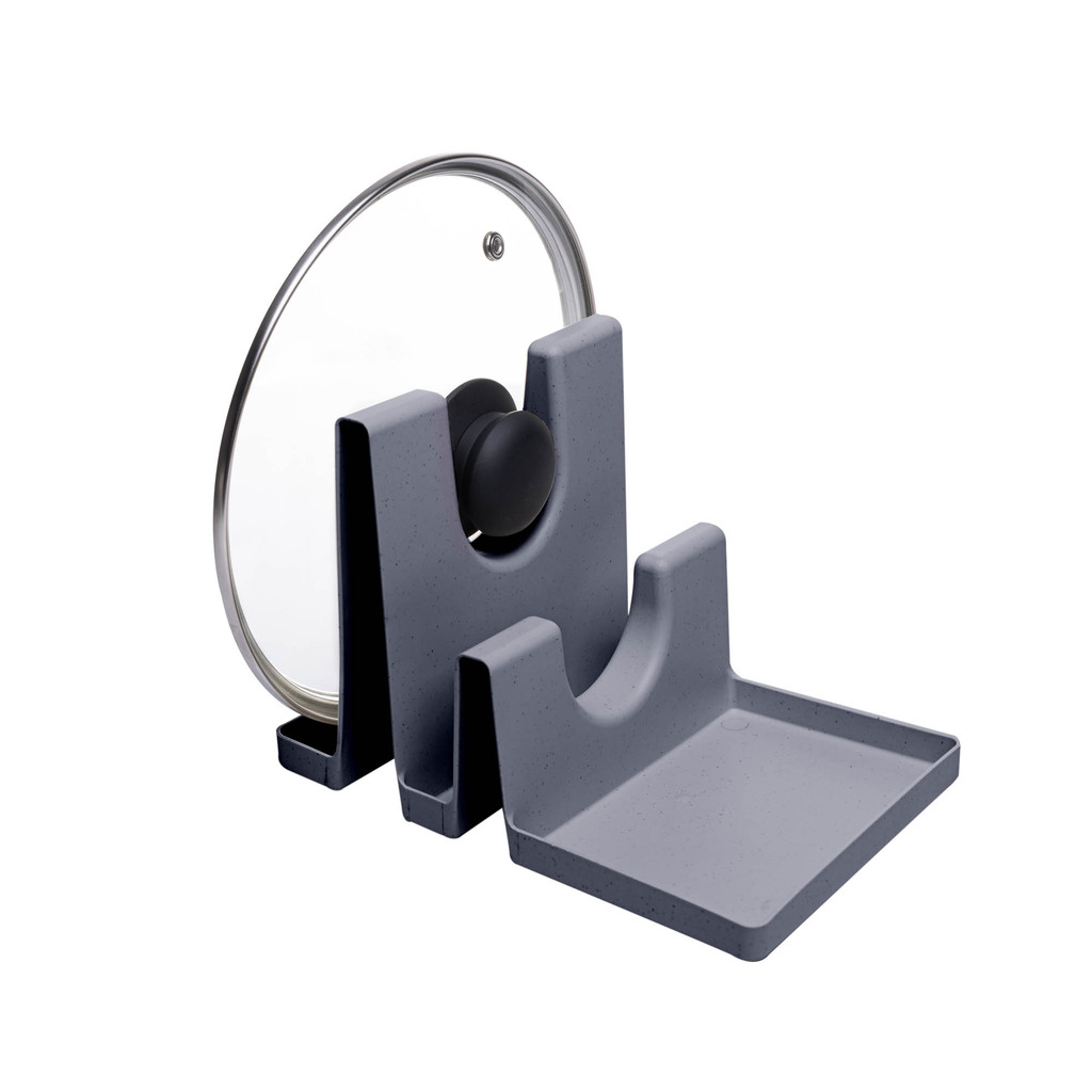 Descanso de Tampa de Panela e Utensilios Cor CINZA 22CM Shopee Brasil