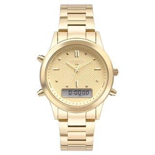 Relógio Euro Feminino Fashion Fit Sporty Dourado - EUBJ3718AC/4D