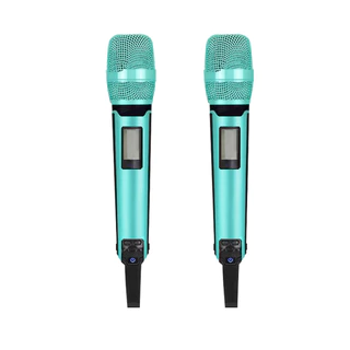 SK9100 600-699mhz Profissional De Alta Qualidade Dupla UHF Desempenho De Palco Familiar Sistema De Microfone Sem Fio KTV