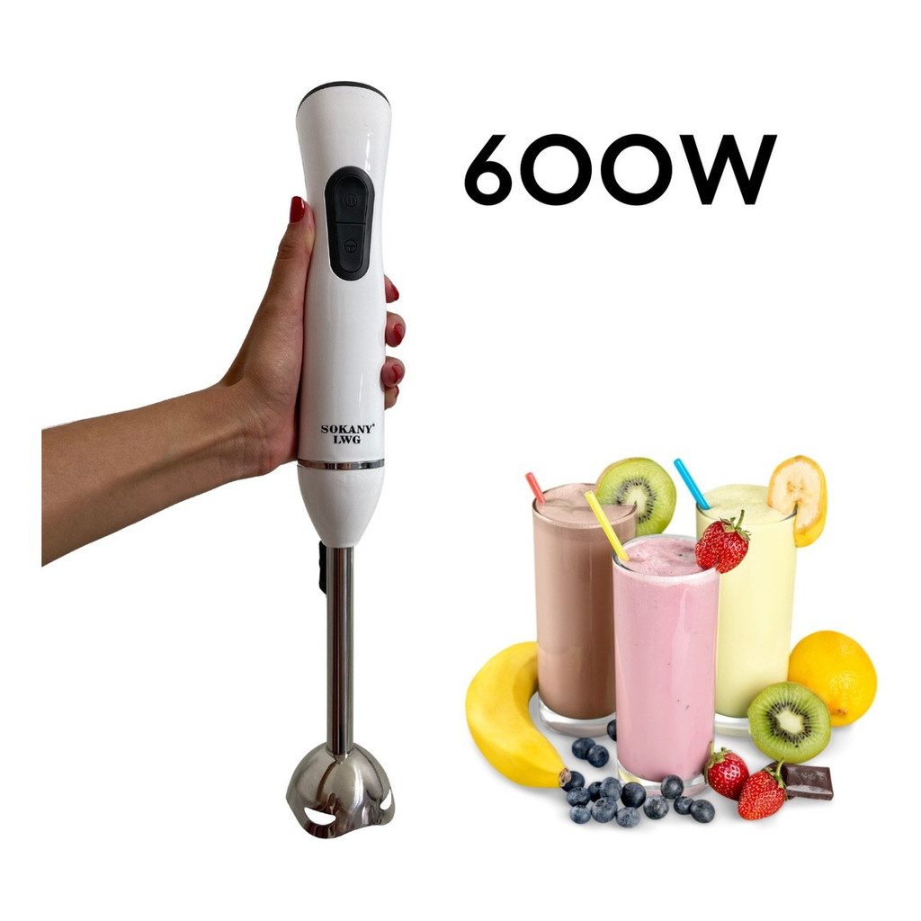 Mixer Processador Hand Blender 600w Para Alimentos