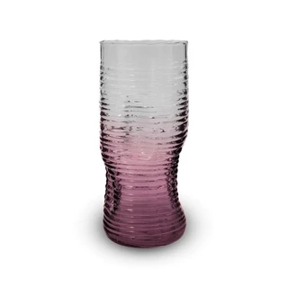Vaso Acqua Rosa 10x23.5x10Cm Vidro em Oferta na Shopee