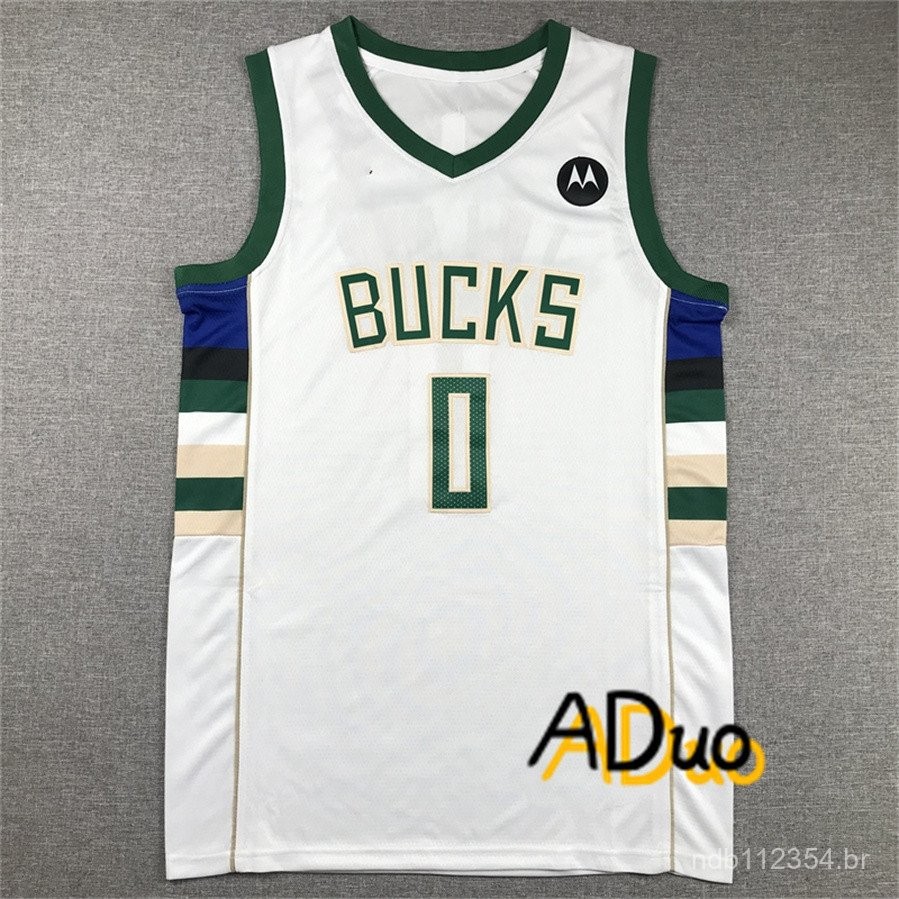 Masculina Camisa Regata Damian Lillard White Association Edition blusa De Basquete Jerseys