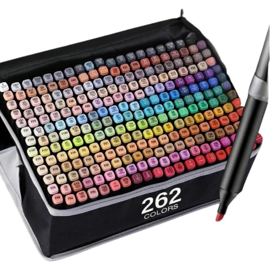 Canetinha Touch kit de 24-262 cores marcador com ponta dupla