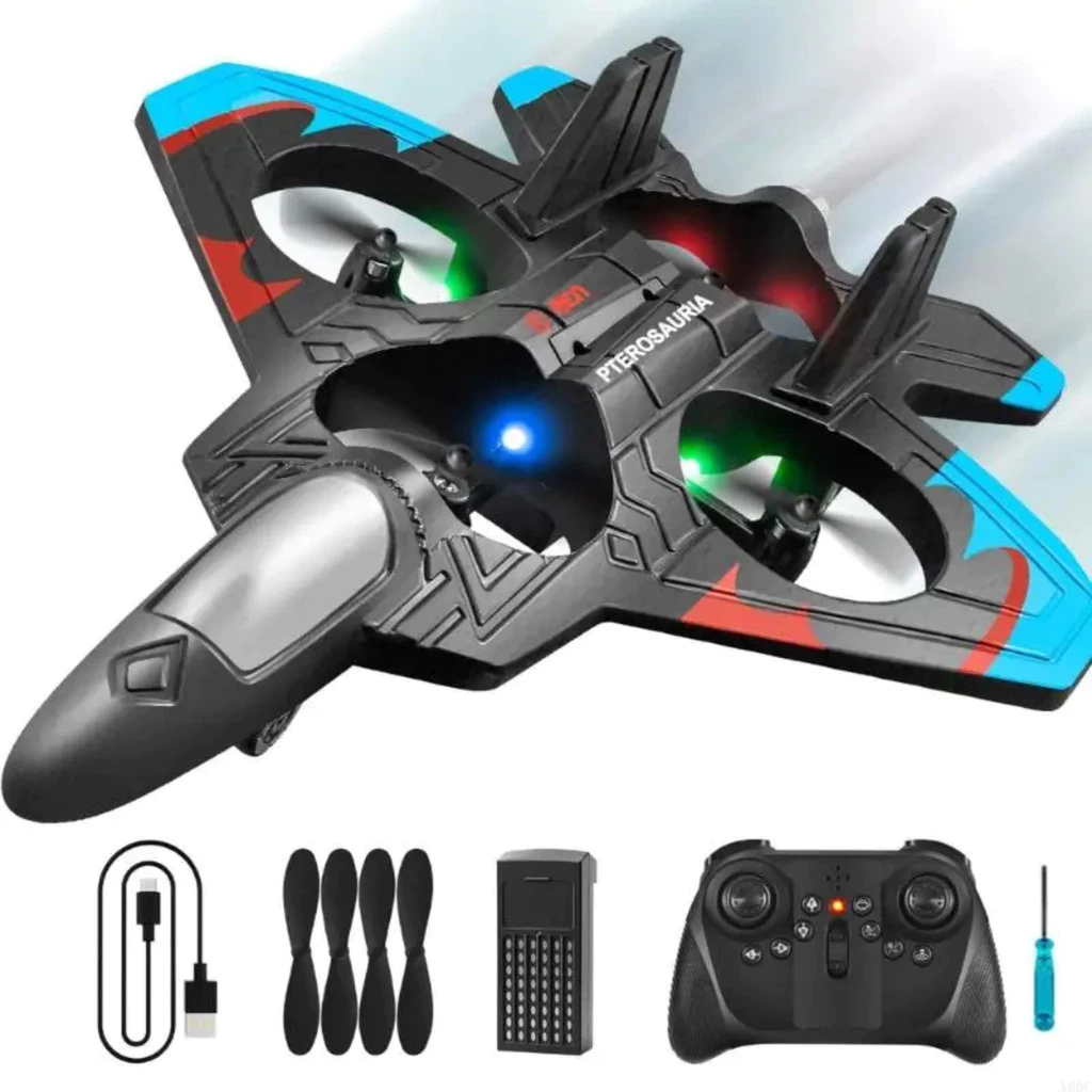 Drone Combat Aircraft - Vista Lateral