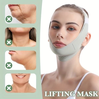 Atadura De Emagrecimento Facial Reutilizável Linha V Face Shaper Women Chin Cheek Lift Up Correia De Massagem Cuidados Com A Pele Ferramentas De Beleza