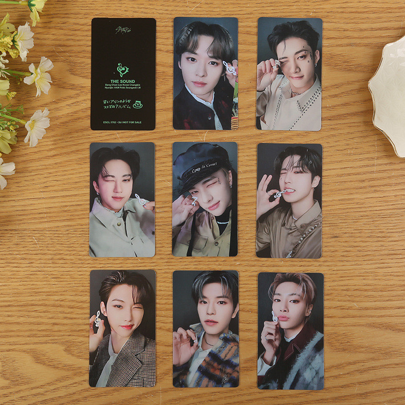 8-12pcs STRAY KIDS Photocards THE SOUND Album MAXIDENRT NO EASY