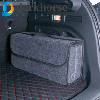 DARKHORSE Organizador Do Porta-Malas Carro Compartimento Bota Dobrável Arrumação Pano De Feltro Anti-Derrapante Caixa De Armazenamento