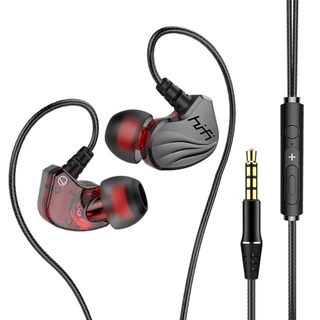 HIFI 6D Surround Bass in-Ear Wired Headphones 3.5mm Fones De Ouvido Esportivos Gamer À Prova D'água Para Telefone