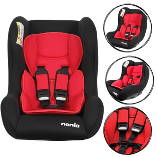 Cadeirinha infantil para Carro Cadeira Bebê Nania Vermelha