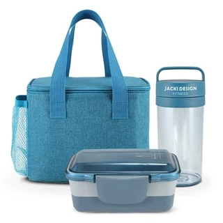 Conjunto de Bolsa Térmica, Pote de Marmita 2 Andares e Garrafa 430 ml Concept
