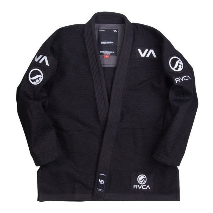 Kimono Shoyoroll RVCA Mendes Brothers Preto Jiu Jitsu BJJ