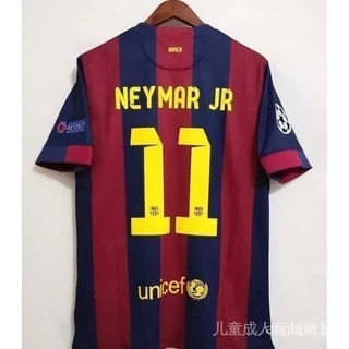 Camisa Retro 2014-2015 A.INIESTA #8 MESSI 10 Custom 11 Neymar JR