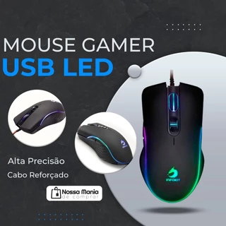 Mouse Gamer X Soldado USB Iluminação de LED 6400DPI GM-V550 Infokit