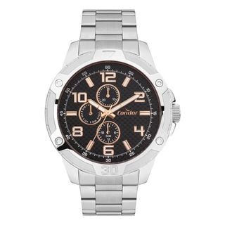 Relógio Condor Masculino Civic Prata - CO6P27AD/4P