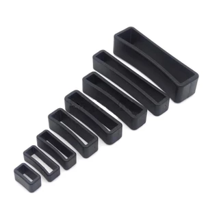 Passante Passador anel de borracha para Pulseira de Relógio 16mm 18mm 20mm 22mm 24mm 26 mm (1 par)