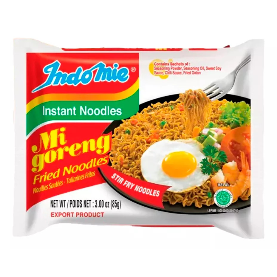 Macarrão Mi Goreng Instantâneo Indomie Pimenta Miojo Indonésia